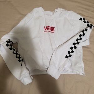 Vans logo crop top